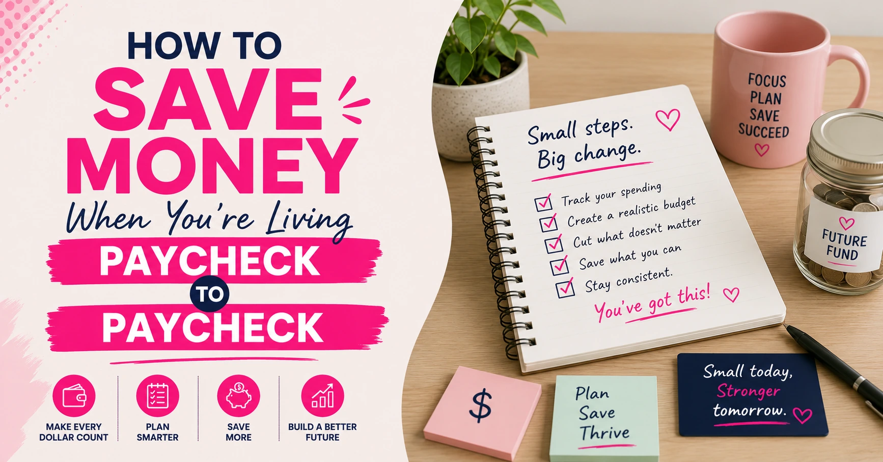 How to Save Money When You’re Living Paycheck to Paycheck